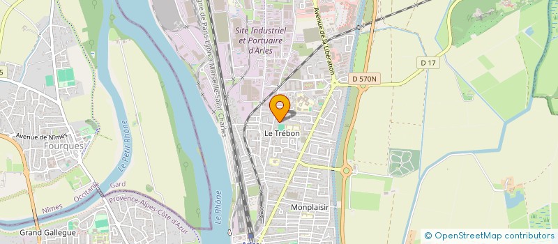 localisation de l'entreprise MADAME CAMILLE NIAULON  ARLES