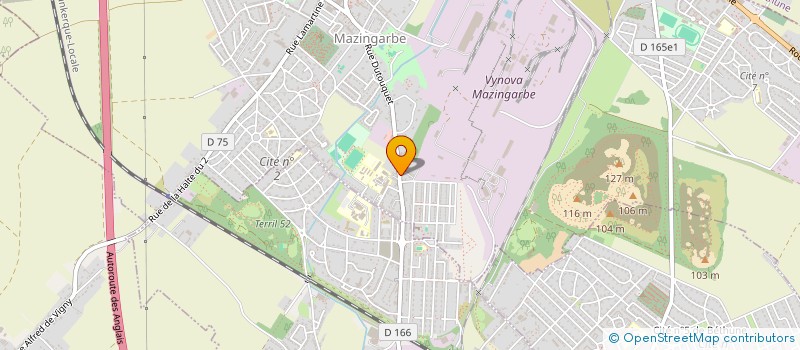 localisation de l'entreprise MADAME CAMILLE NICOLE CANIVET  MAZINGARBE