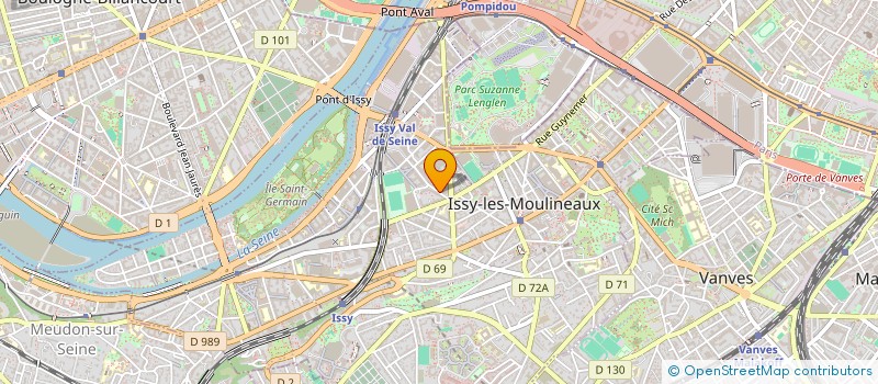 localisation de l'entreprise MADAME CAMILLE NIEDZWIEDZ à ISSY-LES-MOULINEAUX