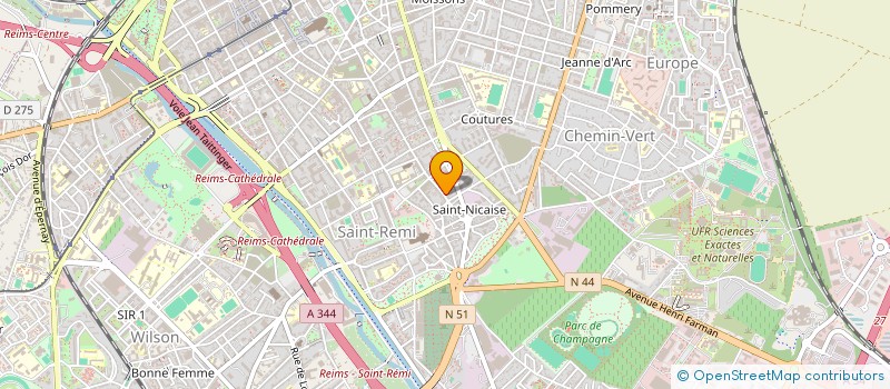 localisation de l'entreprise MADAME CAMILLE NINIO  REIMS