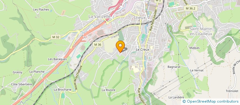 localisation de l'entreprise MADAME CAMILLE NOEL  SAINT-CHAMOND