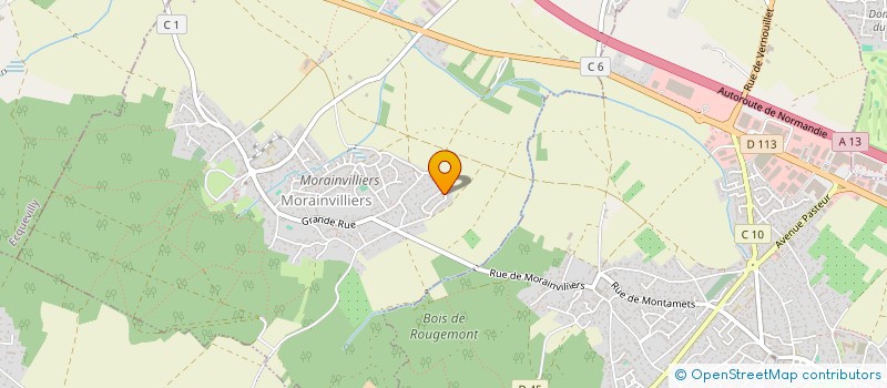 localisation de l'entreprise MADAME CAMILLE NOIROT  MORAINVILLIERS