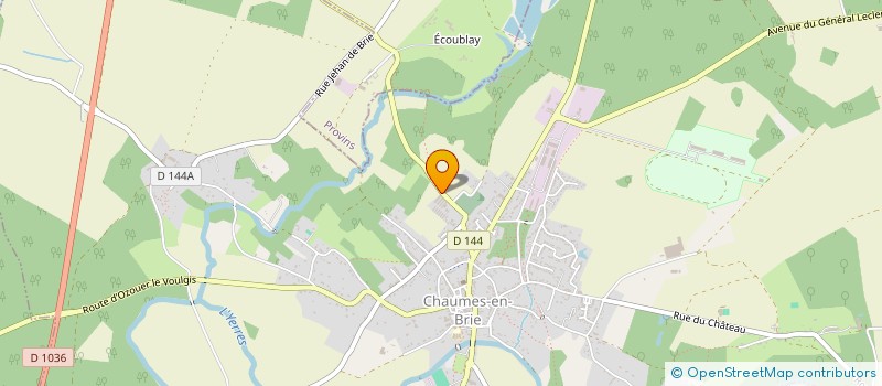 localisation de l'entreprise MADAME CAMILLE NOLLIER  CHAUMES-EN-BRIE