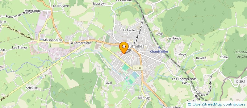 localisation de l'entreprise MADAME CAMILLE NOLOT  CHAUFFAILLES