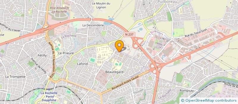 localisation de l'entreprise MADAME CAMILLE NORMAND DE LA TRANCHADE  LA ROCHELLE