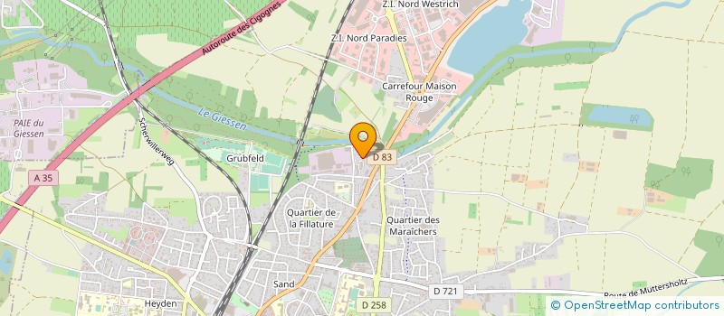 localisation de l'entreprise MADAME CAMILLE NOULARD  SELESTAT