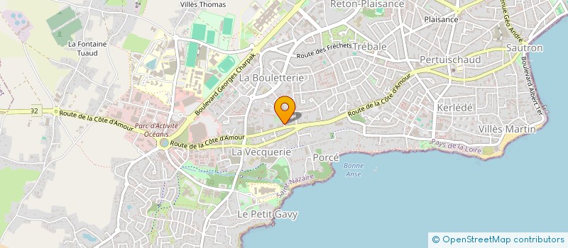 localisation de l'entreprise MADAME CAMILLE NOURY à SAINT-NAZAIRE