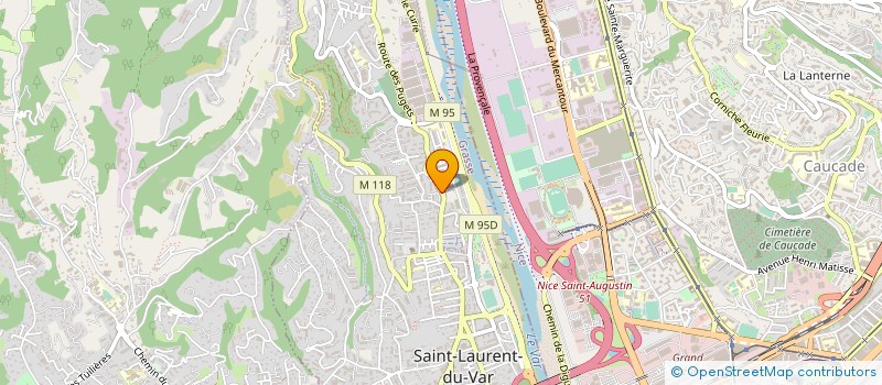 localisation de l'entreprise MADAME CAMILLE NOWICKI à SAINT-LAURENT-DU-VAR