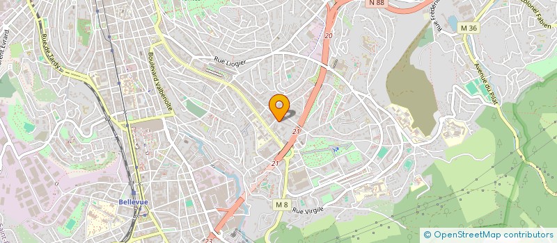 localisation de l'entreprise MADAME CAMILLE NOZET  SAINT-ETIENNE