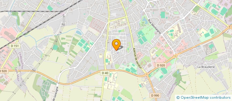 localisation de l'entreprise MADAME CAMILLE NUCHY à CHATEAUROUX