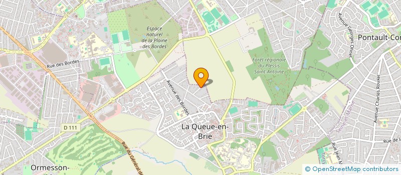 localisation de l'entreprise MADAME CAMILLE NUSSLE  LA QUEUE-EN-BRIE