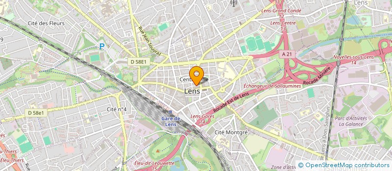 localisation de l'entreprise MADAME CAMILLE OFFRE  LENS