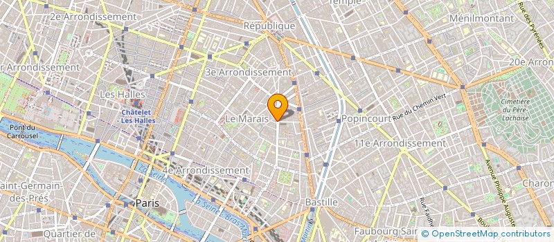 localisation de l'entreprise MADAME CAMILLE OGER  PARIS