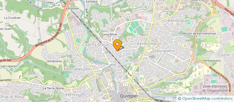 localisation de l'entreprise MADAME CAMILLE OLICHON à QUIMPER