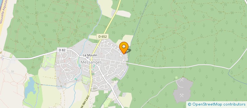 localisation de l'entreprise MADAME CAMILLE OSTANEL  MESSANGES