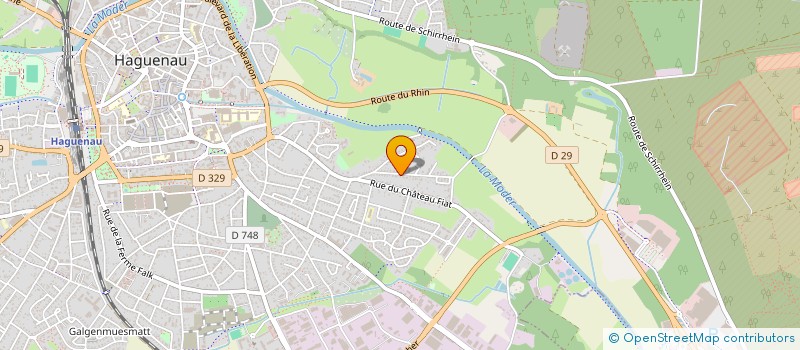 localisation de l'entreprise MADAME CAMILLE OTT  HAGUENAU