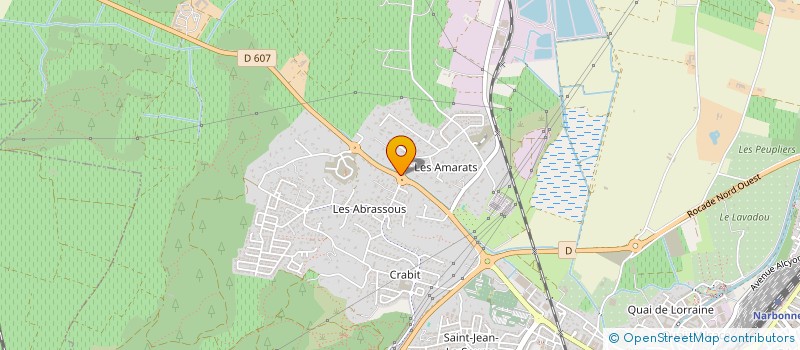 localisation de l'entreprise MADAME CAMILLE OUDIANE  NARBONNE