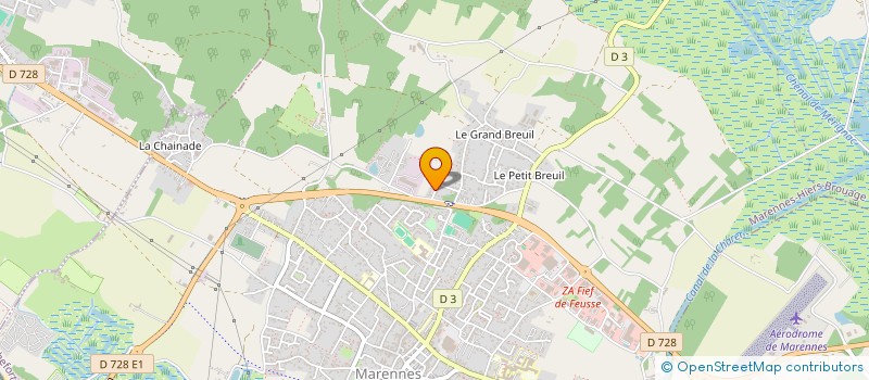 localisation de l'entreprise MADAME CAMILLE PAILLE à MARENNES-HIERS-BROUAGE
