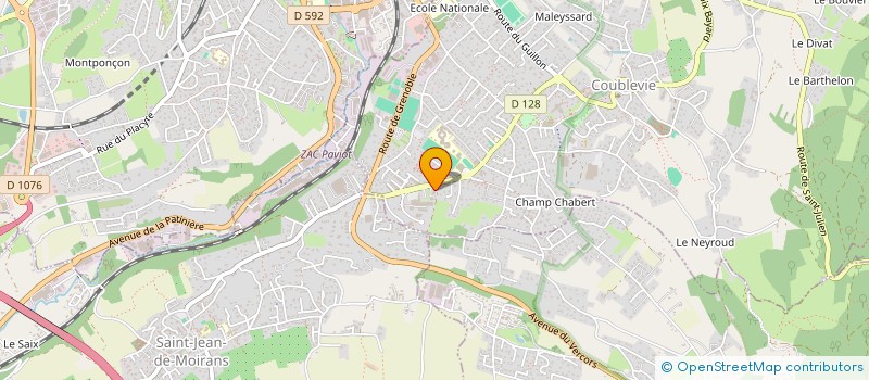 localisation de l'entreprise MADAME CAMILLE PAILLET  COUBLEVIE