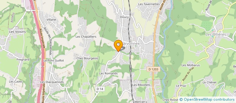 localisation de l'entreprise MADAME CAMILLE PALLAVICINI  CHARVONNEX