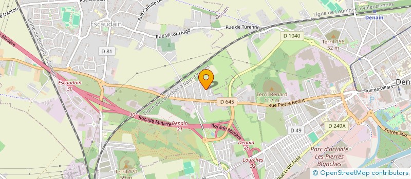 localisation de l'entreprise MADAME CAMILLE PAMART  ESCAUDAIN