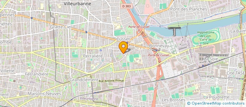 localisation de l'entreprise MADAME CAMILLE PARET  VILLEURBANNE