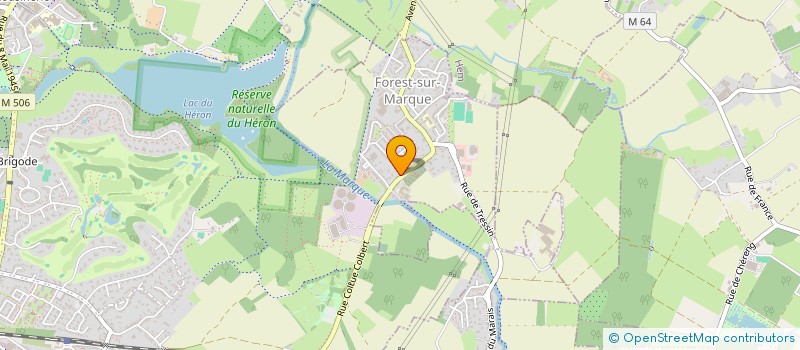 localisation de l'entreprise MADAME CAMILLE PARRUITTE  FOREST-SUR-MARQUE