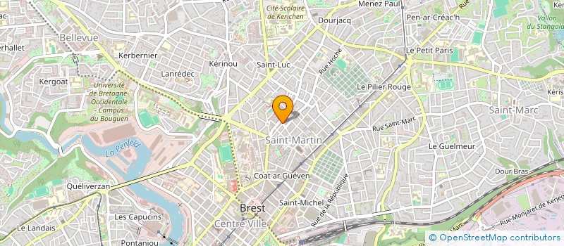 localisation de l'entreprise MADAME CAMILLE PASQUALINI  BREST
