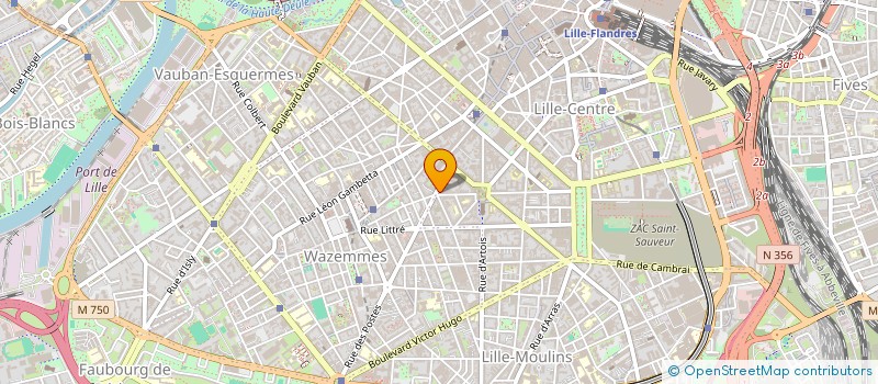 localisation de l'entreprise MADAME CAMILLE PASSEPONT à LILLE