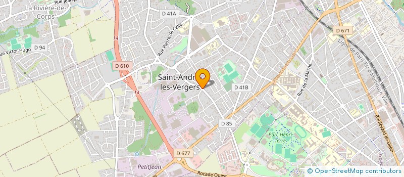 localisation de l'entreprise MADAME CAMILLE PASTOR  LA RIVIERE-DE-CORPS