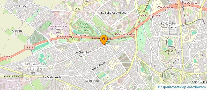 localisation de l'entreprise MADAME CAMILLE PASTUREL à CAEN