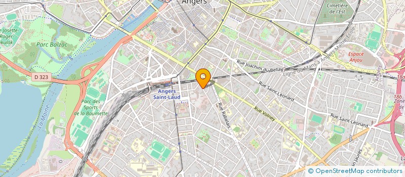 localisation de l'entreprise MADAME CAMILLE PATURLE à ANGERS