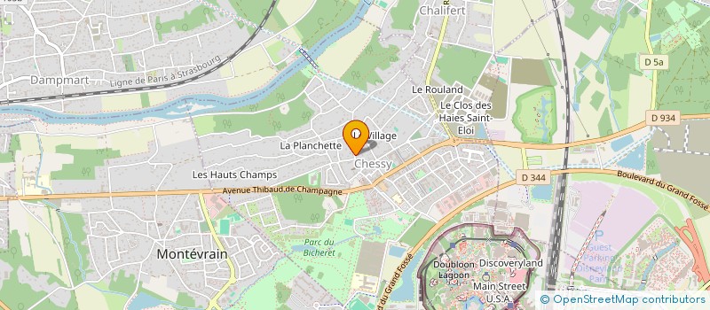 localisation de l'entreprise MADAME CAMILLE PATUSSET  CHESSY