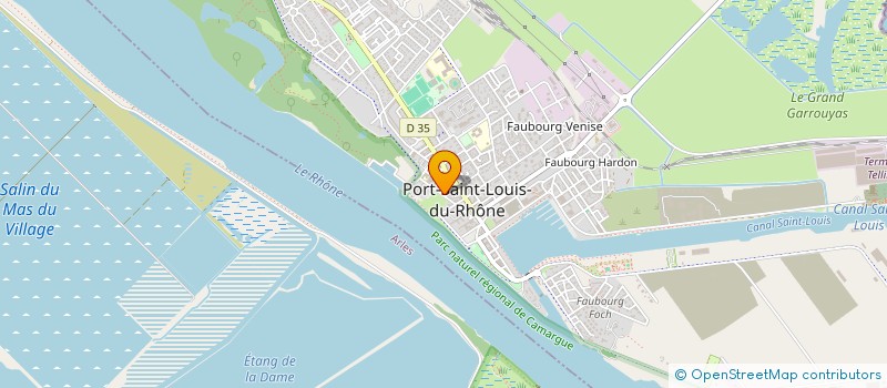 localisation de l'entreprise MADAME CAMILLE PAYAN à PORT-SAINT-LOUIS-DU-RHONE