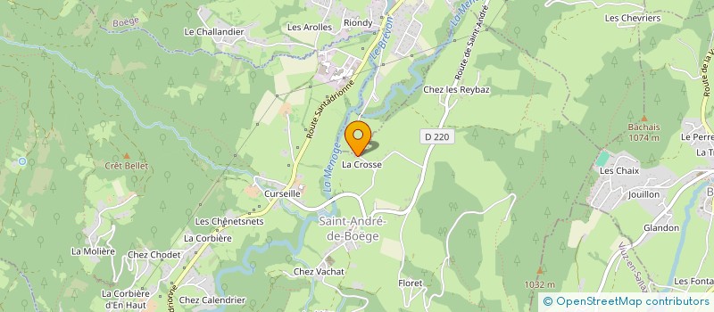 localisation de l'entreprise MADAME CAMILLE PEILLET  SAINT-ANDRE-DE-BOEGE