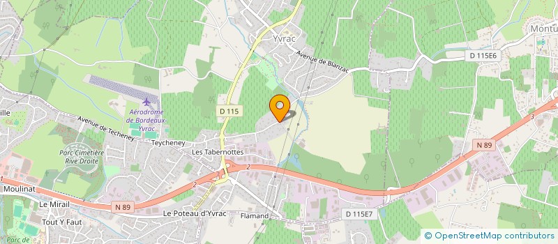 localisation de l'entreprise MADAME CAMILLE PELETTE  YVRAC