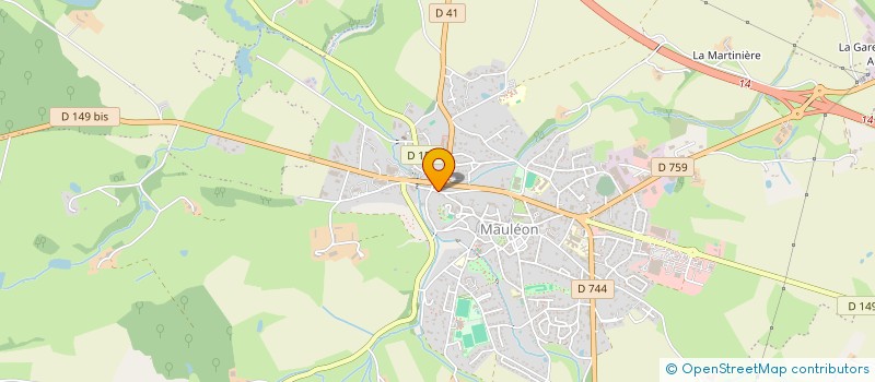 localisation de l'entreprise MADAME CAMILLE PELLE  MAULEON