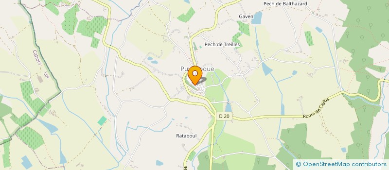 localisation de l'entreprise MADAME CAMILLE PELLINI  PUYLAROQUE