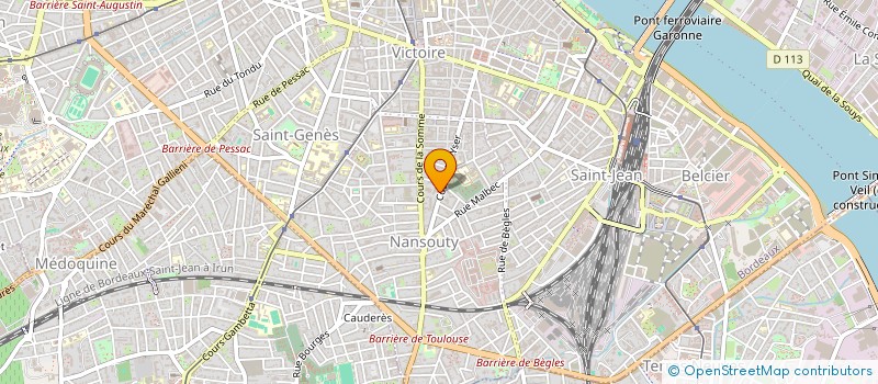 localisation de l'entreprise MADAME CAMILLE PENAUD  BORDEAUX