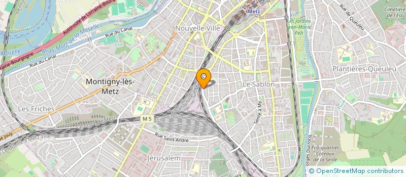 localisation de l'entreprise MADAME CAMILLE PEREIRA DELGADO  METZ