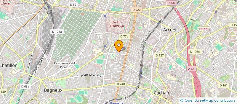 localisation de l'entreprise MADAME CAMILLE PERES à BAGNEUX