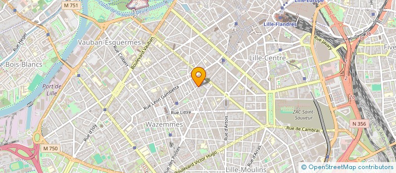 localisation de l'entreprise MADAME CAMILLE PERIN à LILLE