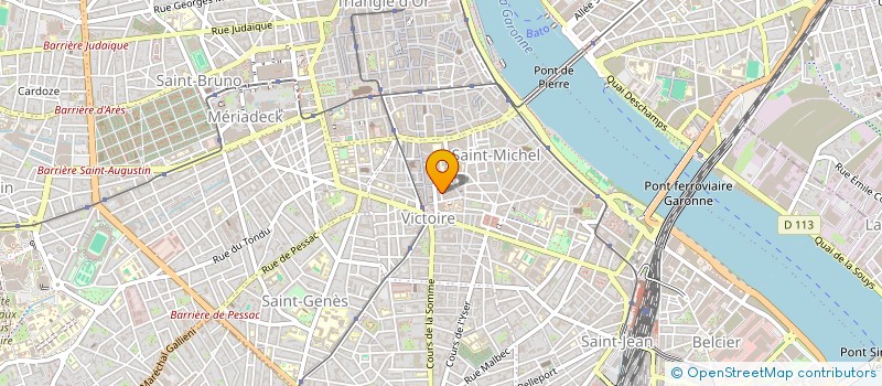 localisation de l'entreprise MADAME CAMILLE PERNET  BORDEAUX