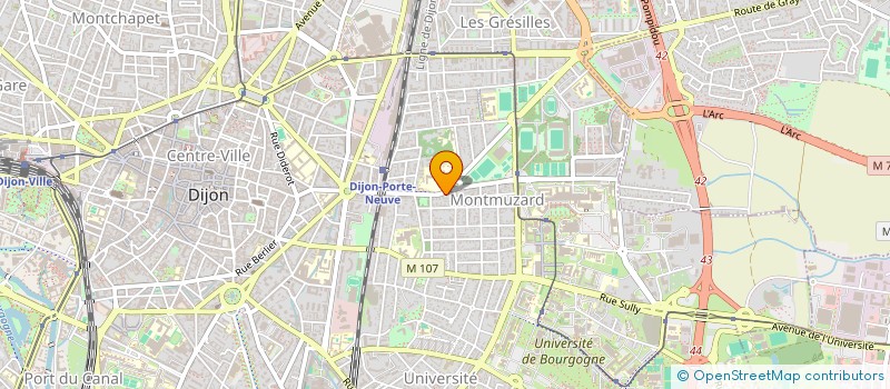 localisation de l'entreprise MADAME CAMILLE PERNET à DIJON