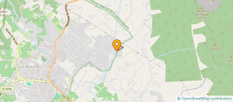 localisation de l'entreprise MADAME CAMILLE PERNOD  LE BEAUSSET