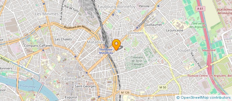 localisation de l'entreprise MADAME CAMILLE PERREAU à TOULOUSE