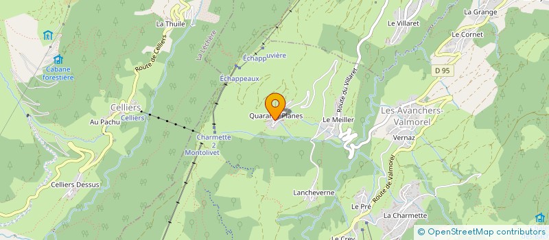 localisation de l'entreprise MADAME CAMILLE PERRET à LES AVANCHERS-VALMOREL