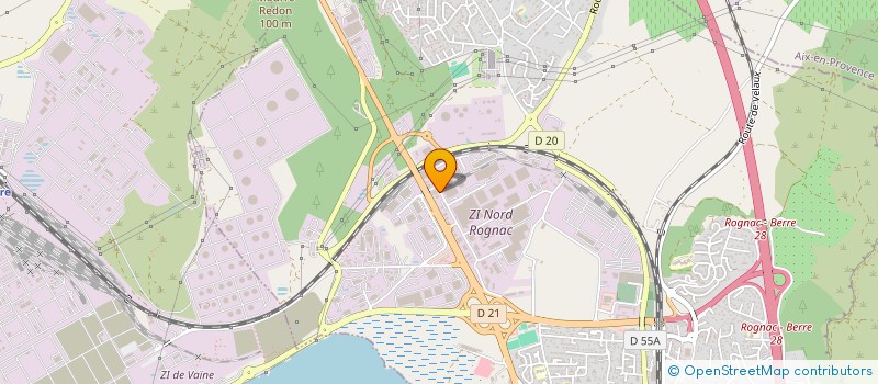 localisation de l'entreprise MADAME CAMILLE PERRET  ROGNAC