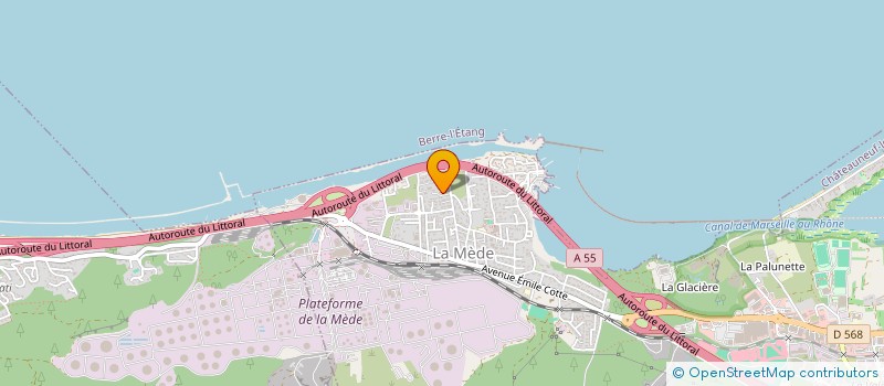 localisation de l'entreprise MADAME CAMILLE PERRONE  CHATEAUNEUF-LES-MARTIGUES