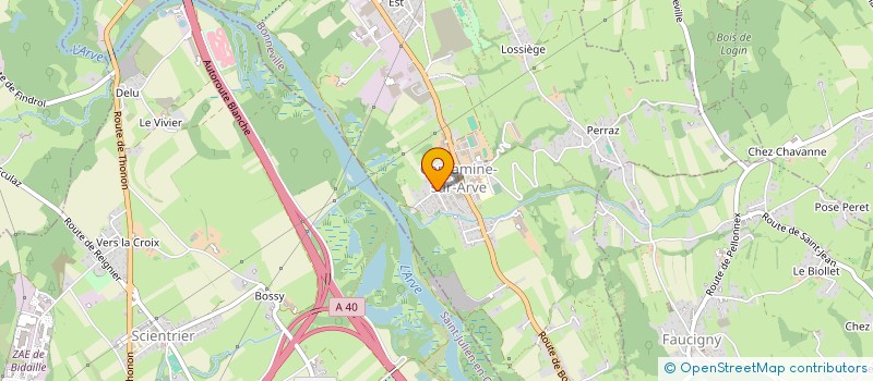 localisation de l'entreprise MADAME CAMILLE PERROTTON à CONTAMINE-SUR-ARVE